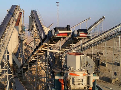Complete crushing and screening plants for aggregate